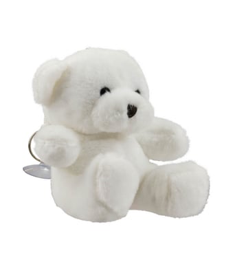 Home Variedades  Chaveiro Urso Branco 13cm - Pelúcia  4