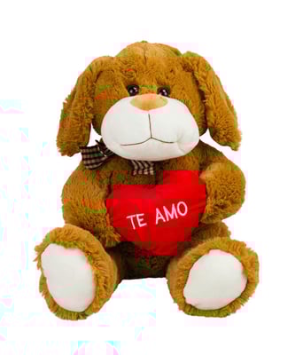 Home Variedades Cachorro Marrom Sentado Coração Te Amo 1 Home Variedades Cachorro Marrom Sentado Coração Te Amo 1
