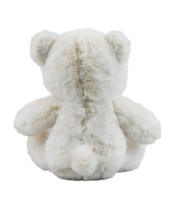 Home Variedades Urso Sentado Branco 23cm - Pelúcia 3 Home Variedades Urso Sentado Branco 23cm - Pelúcia 3