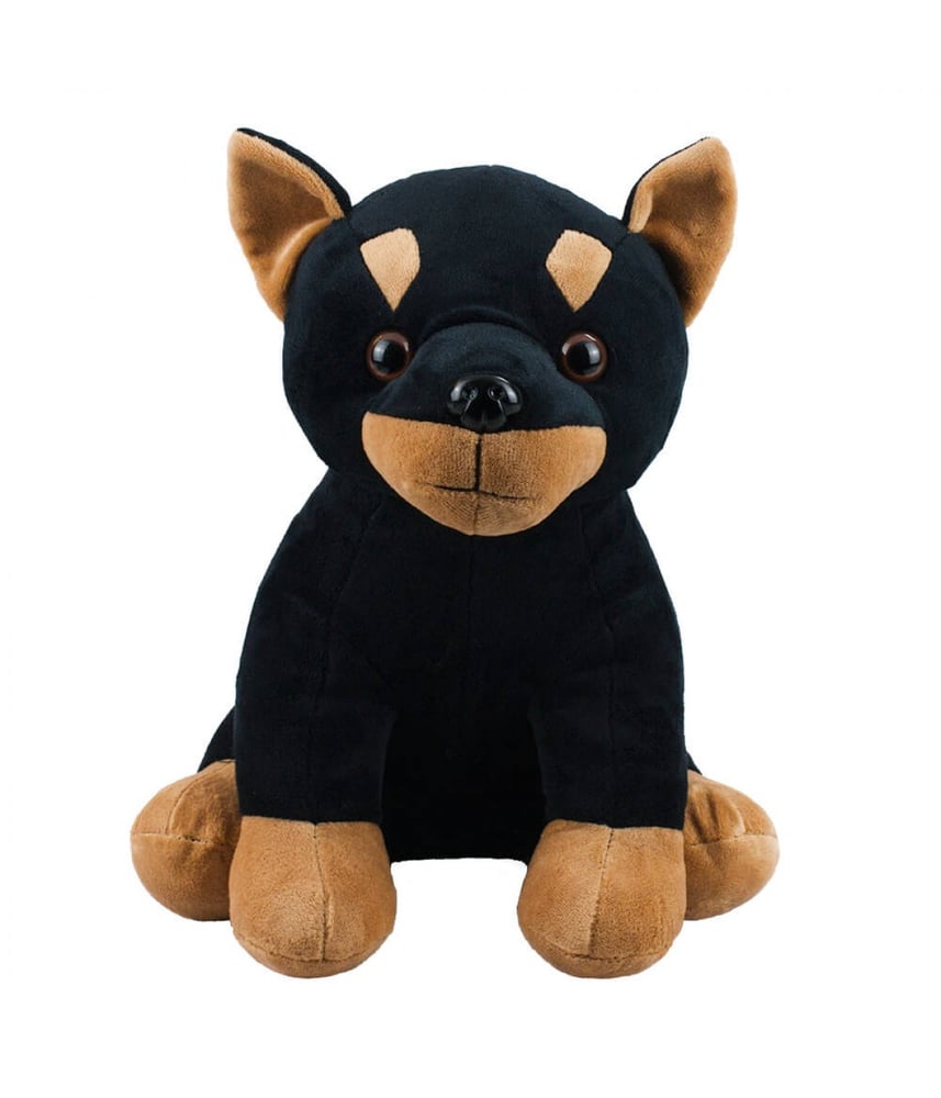 Peluche Cão Pastor Castanho e Preto 25 cm El Corte Inglés · El Corte Inglés