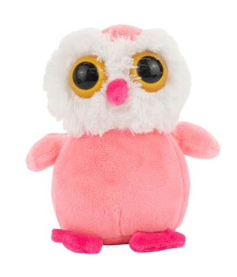 Home Variedades  Chaveiro Coruja Rosa 14cm - Pelúcia  1