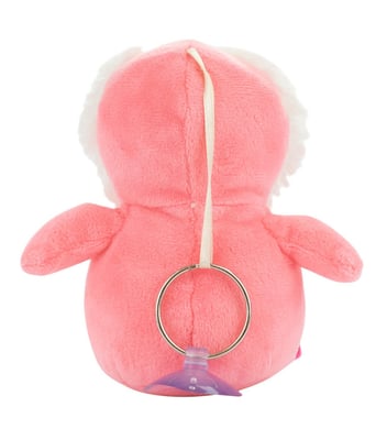 Home Variedades  Chaveiro Coruja Rosa 14cm - Pelúcia  3