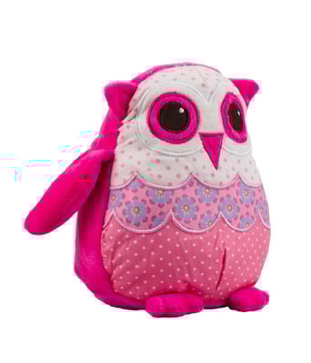 Home Variedades Coruja Rosa 17cm - Pelúcia 4 Home Variedades Coruja Rosa 17cm - Pelúcia 4