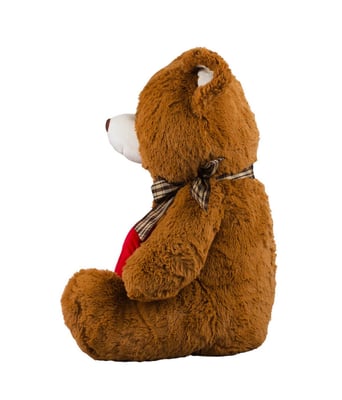 Home Variedades  Urso Marrom Claro Coração "Te Amo"   2