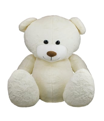 Home Variedades Urso Branco Sentado Sorriso 73cm - Pelúcia 1 Home Variedades Urso Branco Sentado Sorriso 73cm - Pelúcia 1