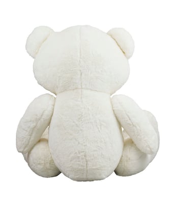 Home Variedades Urso Branco Sentado Sorriso-Pelúcia 3 Home Variedades Urso Branco Sentado Sorriso-Pelúcia 3