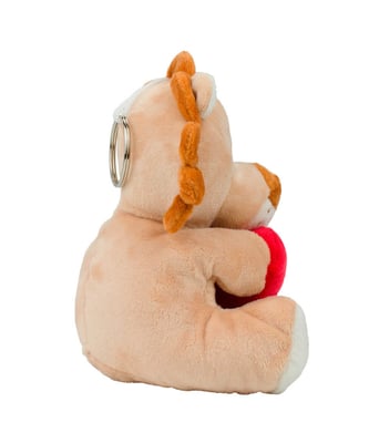 Home Variedades Chaveiro Leão Coração 16cm - Pelúcia 2 Home Variedades Chaveiro Leão Coração 16cm - Pelúcia 2
