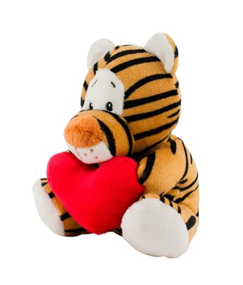 Home Variedades  Chaveiro Tigre Coração 16cm - Pelúcia  4