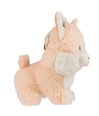 Home Variedades  Chaveiro Cachorro Bege 17cm - Pelúcia  2