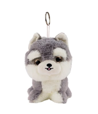 Home Variedades  Chaveiro Cachorro Husky 17cm - Pelúcia  1