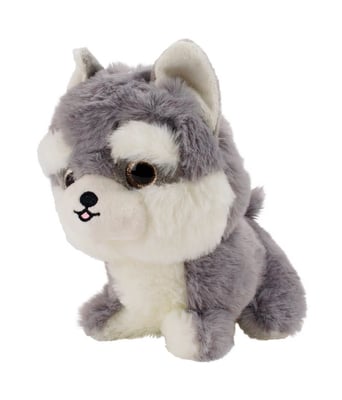 Home Variedades  Chaveiro Cachorro Husky 17cm - Pelúcia  4