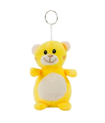 Home Variedades  Chaveiro Urso Amarelo 15cm - Pelúcia  1