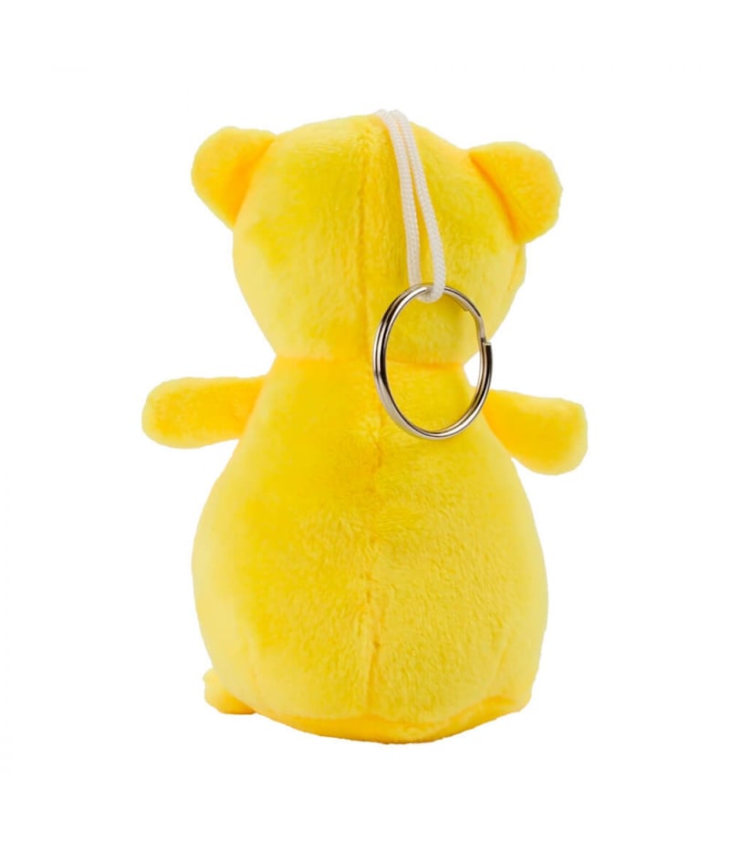 Chaveiro Urso Amarelo 15cm - Pelúcia