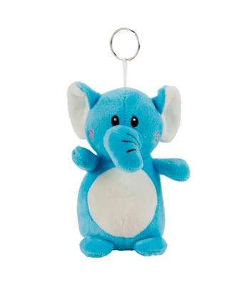 Home Variedades  Chaveiro Elefante Azul 15cm - Pelúcia  1