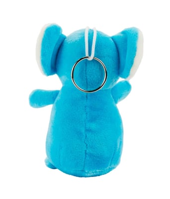 Home Variedades Chaveiro Elefante Azul 15cm - Pelúcia 3 Home Variedades Chaveiro Elefante Azul 15cm - Pelúcia 3