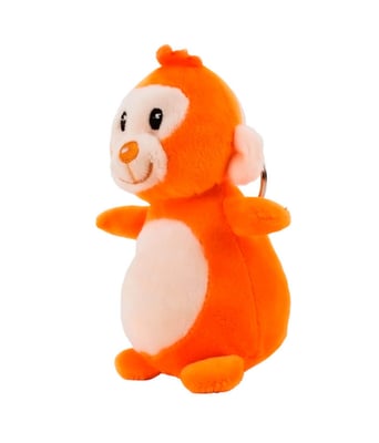 Home Variedades  Chaveiro Macaco Laranja 15cm - Pelúcia  4