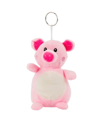 Home Variedades  Chaveiro Porco Rosa 15cm - Pelúcia  1