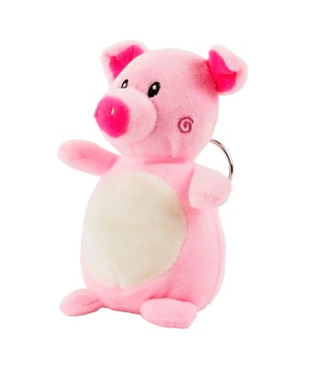 Home Variedades  Chaveiro Porco Rosa 15cm - Pelúcia  4