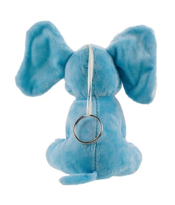 Home Variedades  Chaveiro Elefante Azul 15cm - Pelúcia  3