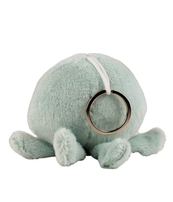 Home Variedades Chaveiro Polvo Cinza 10cm - Pelúcia 3 Home Variedades Chaveiro Polvo Cinza 10cm - Pelúcia 3