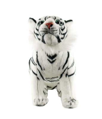 Home Variedades  Tigre Branco S. Realista 39cm - Pelúcia  1