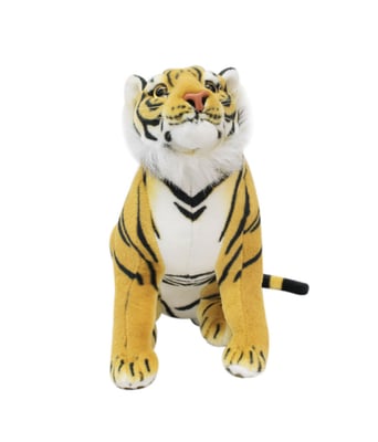 Home Variedades Tigre Sentado Realista 31cm - Pelúcia 1 Home Variedades Tigre Sentado Realista 31cm - Pelúcia 1