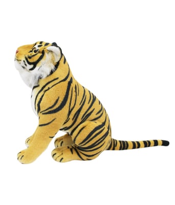 Home Variedades Tigre Sentado Realista 31cm - Pelúcia 2 Home Variedades Tigre Sentado Realista 31cm - Pelúcia 2