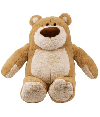 Home Variedades Urso Marrom Claro Sentado 63cm - Pelúcia 1 Home Variedades Urso Marrom Claro Sentado 63cm - Pelúcia 1