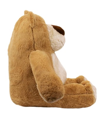 Home Variedades  Urso Marrom Claro Sentado 63cm - Pelúcia  2