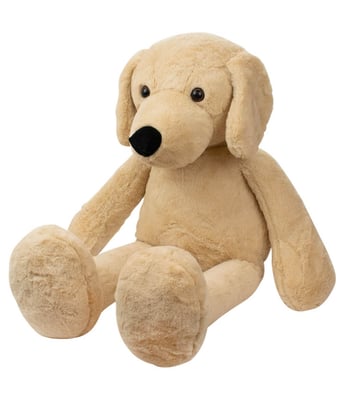 Home Variedades  Cachorro Bege 32cm - Pelúcia  4