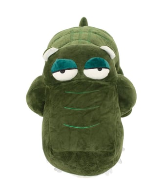 Home Variedades Crocodilo Cartoon Deitado 90cm - Pelúcia 4 Home Variedades Crocodilo Cartoon Deitado 90cm - Pelúcia 4