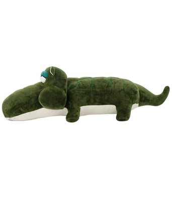 Home Variedades Crocodilo Cartoon Deitado 90cm - Pelúcia 3 Home Variedades Crocodilo Cartoon Deitado 90cm - Pelúcia 3