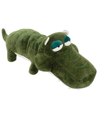 Home Variedades Crocodilo Cartoon Deitado 90cm - Pelúcia 1 Home Variedades Crocodilo Cartoon Deitado 90cm - Pelúcia 1