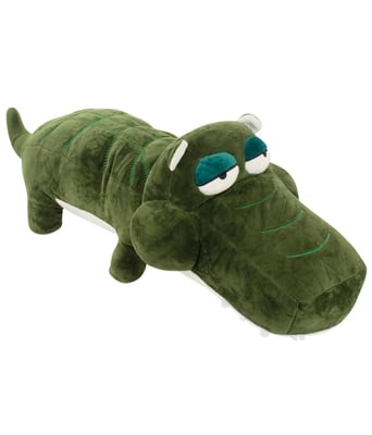 Home Variedades  Crocodilo Cartoon Deitado 90cm - Pelúcia  1