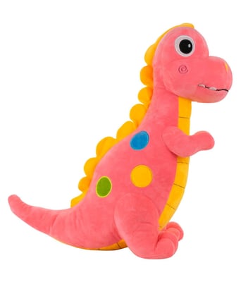 Home Variedades Dinossauro Rosa 44cm - Pelúcia 3 Home Variedades Dinossauro Rosa 44cm - Pelúcia 3