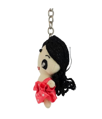 Home Variedades Chaveiro Boneca Vestido Rosa 7cm 2 Home Variedades Chaveiro Boneca Vestido Rosa 7cm 2