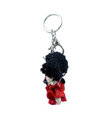Home Variedades Chaveiro Boneca Colar Vestido Vermelho 7cm 3 Home Variedades Chaveiro Boneca Colar Vestido Vermelho 7cm 3