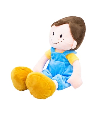 Home Variedades Boneco Sorridente Roupa Azul 44cm 2 Home Variedades Boneco Sorridente Roupa Azul 44cm 2