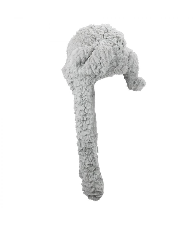 Gorro Orelhas Mexem Elefante Cinza 22cm