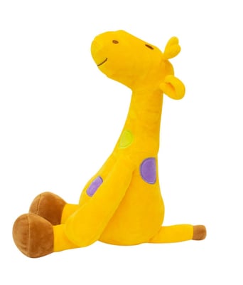 Home Variedades Girafa Amarela Pintas Coloridas 29cm 3 Home Variedades Girafa Amarela Pintas Coloridas 29cm 3