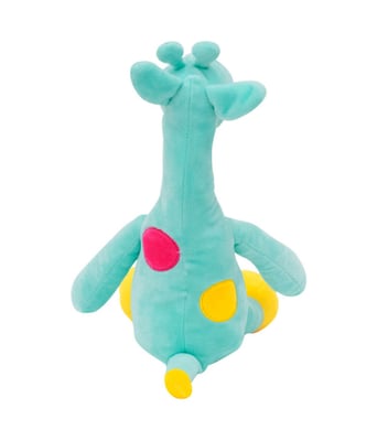 Home Variedades Girafa Verde Pintas Coloridas 29cm - Pelúcia 4 Home Variedades Girafa Verde Pintas Coloridas 29cm - Pelúcia 4