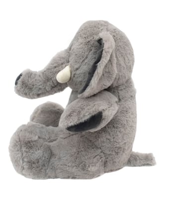 Home Variedades  Elefante Cinza Sentado 46.5cm - Pelúcia  2