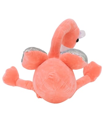 Home Variedades  Flamingo Rosa Asas Lantejoulas 18cm - Pelúcia  3