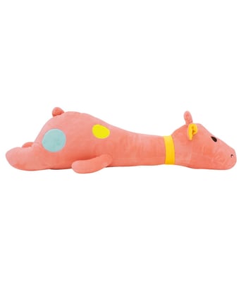 Home Variedades  Girafa Deitado Rosa 65cm - Pelúcia  2