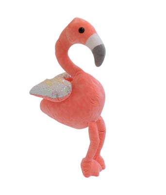 Home Variedades Flamingo Rosa Asas Lantejoulas 32cm - Pelúcia 1 Home Variedades Flamingo Rosa Asas Lantejoulas 32cm - Pelúcia 1