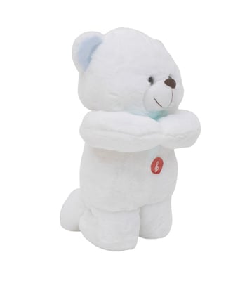 Home Variedades  Urso Laço Azul Rezando Pai Nosso 28cm  2