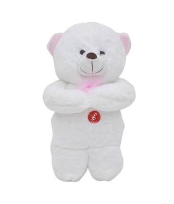 Home Variedades  Urso Laço Rosa Rezando Pai Nosso   1