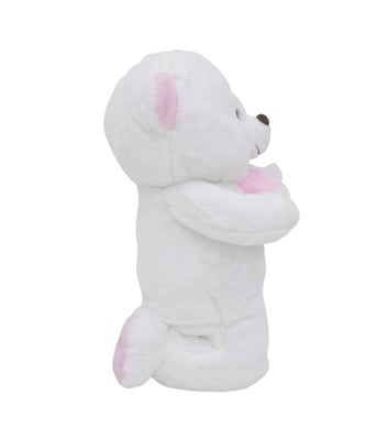 Home Variedades  Urso Laço Rosa Rezando Pai Nosso   3