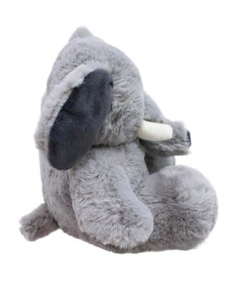 Home Variedades  Elefante Cinza Sentado 20cm - Pelúcia  3