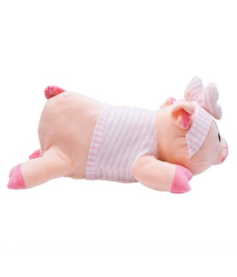 Home Variedades Porco Roupa Laço Deitado 34cm - Pelúcia 3 Home Variedades Porco Roupa Laço Deitado 34cm - Pelúcia 3